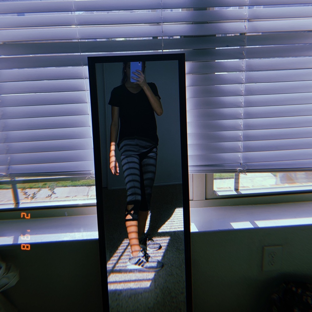 Cropped Black Girls Leggings